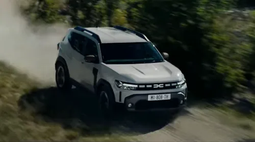 Dacia a lansat noul model Duster. Primele imagini cu mașina așteptată de români