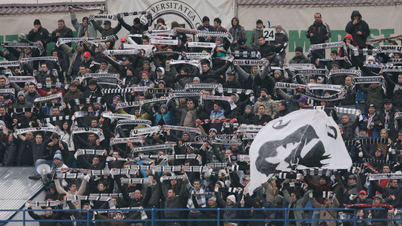 "U" Cluj - Arieșul Turda 3-0, într-un meci amical
