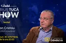 Marius Tucă Show începe miercuri, 30 octombrie, de la ora 20.00, live pe gândul.ro. Invitat: Ion Cristoiu