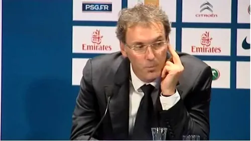 VIDEO - Laurent Blanc, enervat la culme de un jurnalist! Gest obscen al antrenorului lui PSG