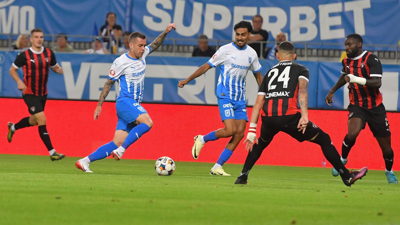 Universitatea Craiova - Spartak Trnava 3-0, în prima manșă a turului 3 preliminar din Conference League. Echipa lui Rădoi are prima șansă la calificarea în play-off
