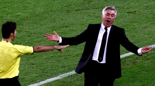 Ancelotti, pe urmele lui Mourinho: „A fost penalty clar! Au văzut-o toți, mai puțin arbitrul! Nu știu cum e posibil așa ceva!” VIDEO Care era decizia corectă?