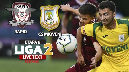 Rapid se face de râs și cu CS Mioveni! Argeșenii au înscris contra giuleștenilor câte goluri dăduseră în precedentele opt meciuri din acest sezon