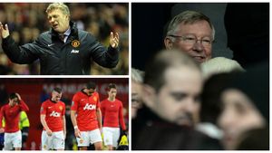 Reacția de milioane a lui Ferguson după al treilea eșec consecutiv al lui Manchester United! "Diavolii", în pericol de a rata toate obiectivele din acest sezon