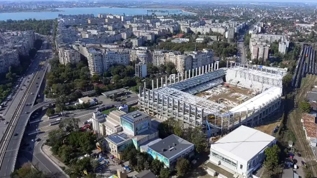 VIDEO | Stadiul lucrărilor la noul stadion al Rapidului: șantierul pare a fi părăsit. Cum arată arenele Steaua și Arcul de Triumf