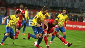 Dunărea Călărași - Gaz Metan 0-0. Ispas l-a salvat pe Alexa în final. Medieșenii rămâne pe loc de playoff