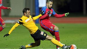 Campioana a pierdut ultimul meci amical al iernii. Steaua - Trencin 0-1. Marica a jucat toate cele 90 de minute și a lovit bara