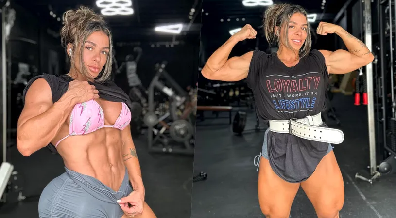 Ea este femeia Hulk din viața reală! Rapha Araujo, o braziliancă de 37 de ani, atrage toate privirile. De ce a ajuns să mănânce șapte mese pe zi | GALERIE FOTO