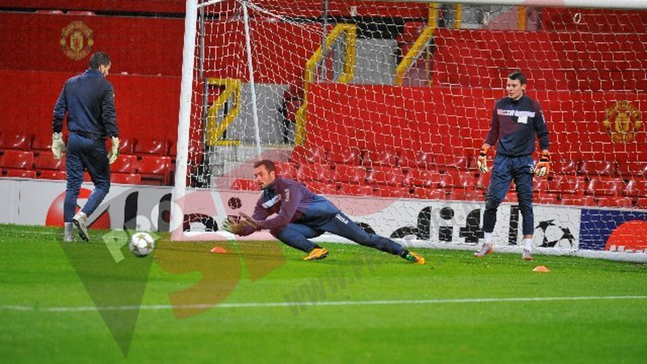 FOTO - Clujenii s-au antrenat pe Old Trafford!** Sergio e realist: "Obții o victorie în 100 de meciuri cu United!"