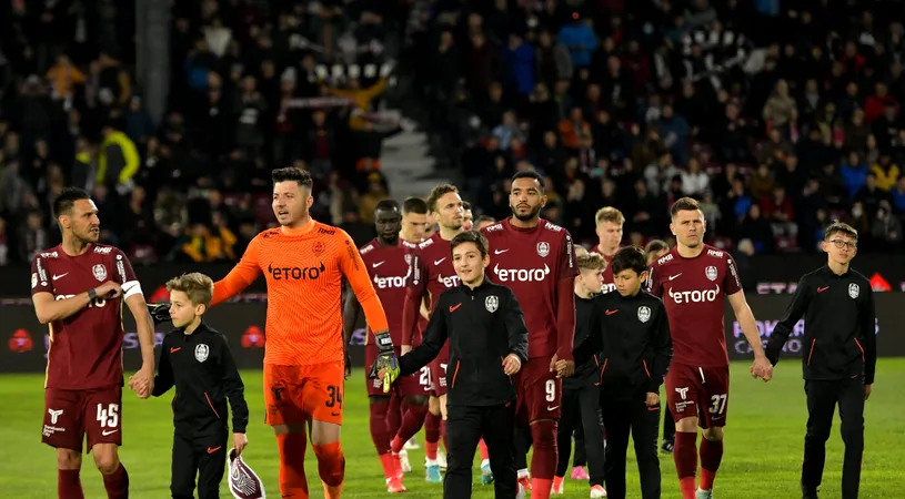 CFR Cluj, baricadă totală! Campioana României, cifre „horror” după prima repriză cu FCSB