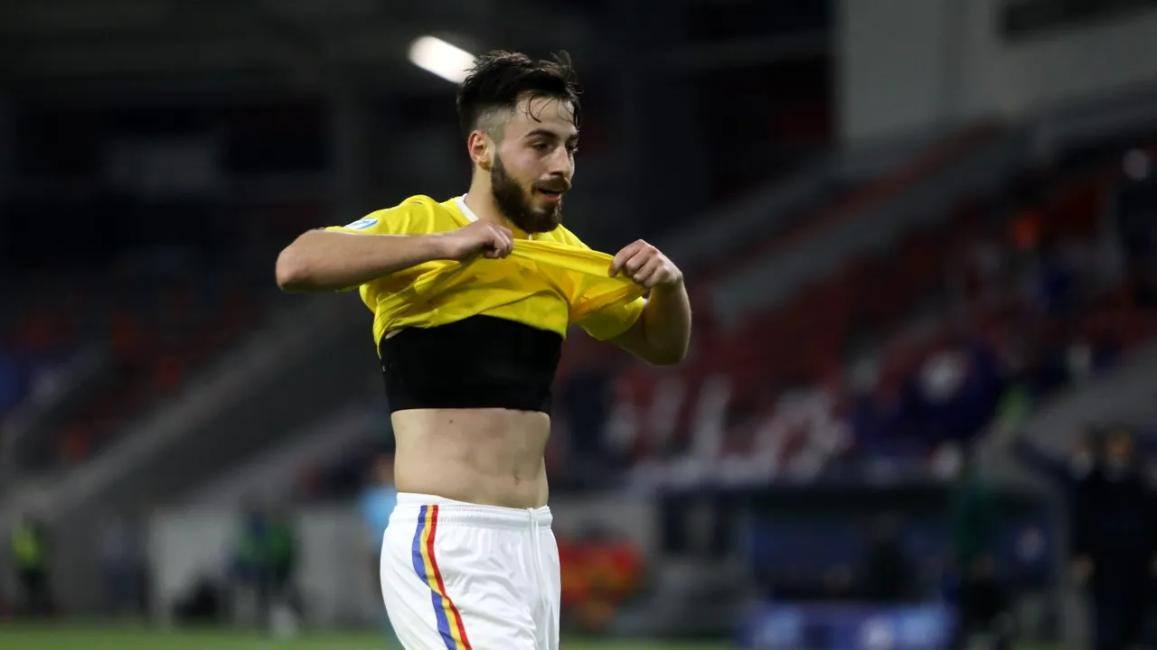 Olandezii, năuciți de golul lui Andrei Ciobanu: „A fost strălucitor” Ce au scris despre primul gol marcat de România U21 la Campionatul European | VIDEO