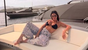 Natalia, fiica legendarului Dorin Mateuț, s-a dezlănțuit pe iaht, în costum de baie