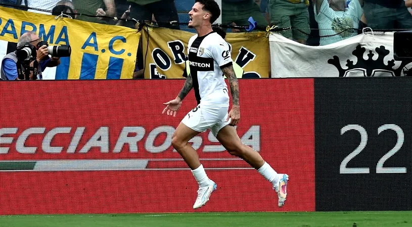 Dennis Man, notă uriaşă după golul din Parma - AC Milan 2-1. Valentin Mihăilă, printre cei mai slabi de pe teren