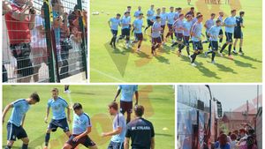 FOTO | Campionii au fost asaltați de fani în Italia. Steaua joacă azi primul amical. Ora 19:00 cu FC Chiasso