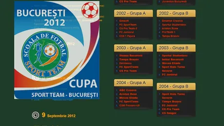 Cupa SportTeam București,** gata de start!