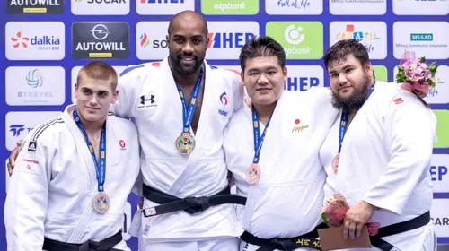 Colosul de peste 100 kg, Vlăduț Simionescu, a luat bronz la Grand Prix-ul Croației la judo