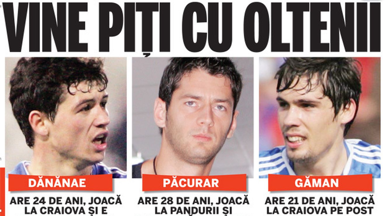 Pițurcă îi ia pe Păcurar, Găman și Dănănae!