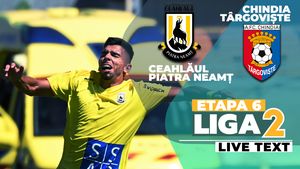 Chindia evită în prelungiri înfrângerea la Piatra Neamț, dar a și fost aproape să dea lovitura de grație Ceahlăului. Arbitrul a anulat un penalty fără să aibă la dispoziție VAR