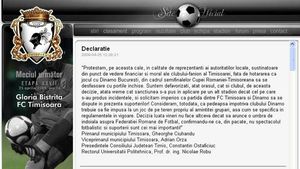 Autoritățile locale din Timișoara protestează față de decizia Comisiei de Disciplină!