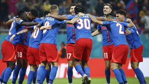 „A făcut meciul vieții”. Gigi Becali l-a lăudat ca niciodată pe fotbalistul său, după FCSB - Midtjylland 2-0