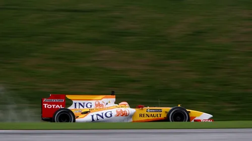 Alonso și Piquet jr. au scos monopostul R-29 pe pistă