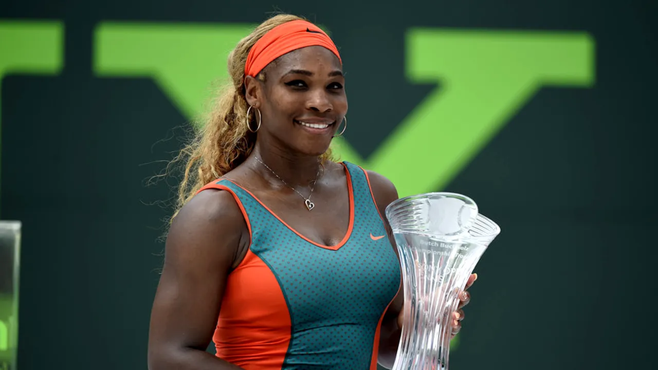 Serena Williams a câștigat pentru a șaptea oară turneul de la Miami