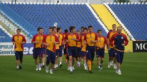 FOTO** Antrenamentul naționalei U21 de la Severin