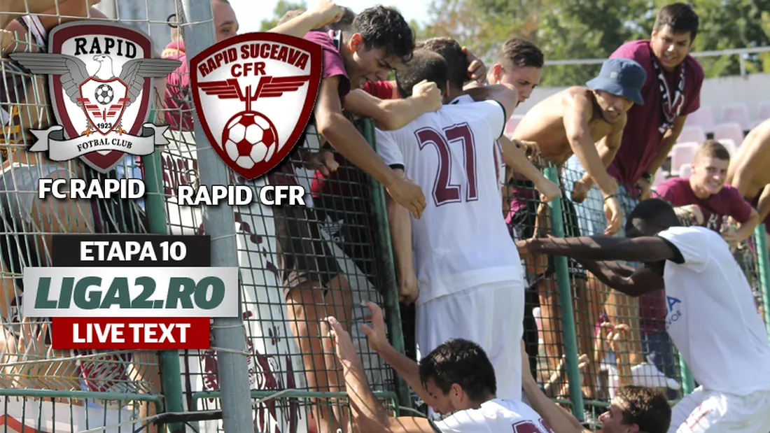 Rapid București - Rapid CFR Suceava 1-1.** Giuleștiul, martorul celui mai spectaculos meci al sezonului
