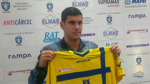 Transfer cu nume pentru Corona! Sergiu Homei a semnat pe un an și jumătate cu echipa din Brașov