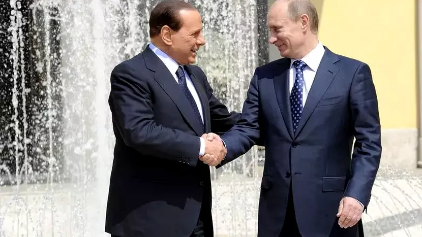 Berlusconi a declarat că a primit vodcă de la Putin de ziua sa de naștere