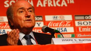 Blatter, de partea lui Platini!** "Cât sunt în fruntea FIFA, 'NU' tehnologiei video în fotbal"