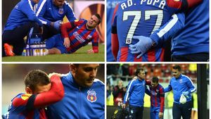Pierdere importantă pentru Steaua. Șanse mici ca Adi Popa să joace în derby-ul cu Dinamo: "I-a recidivat accidentarea la umărul stâng, iar durerile sunt foarte mari"