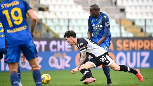 Dennis Man, criticat după meciul Parma - Udinese. „S-a văzut puțin”. Ce note a primit din partea jurnaliștilor italieni fostul fotbalist de la FCSB