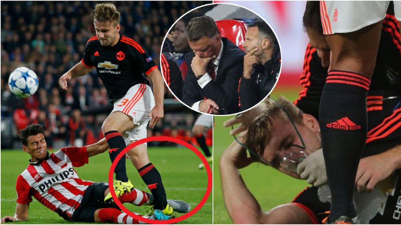 "Plângea în vestiar, a fost ORIBIL!" VIDEO | Van Gaal, dezvăluiri dureroase despre Shaw. Coșmarul acum începe: cât stă pe bară