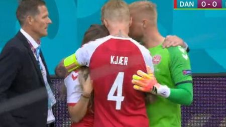 Simon Kjaer, omul providențial în drama lui Christian Eriksen! Trei momente care au făcut diferența între viață și moarte! Cum a reacționat căpitanul Danemarcei și fundașul lui AC Milan