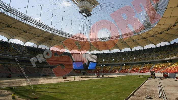 FOTO de SENZAȚIE!** A început montarea gazonului pe "Național Arena"! SUPER imagini