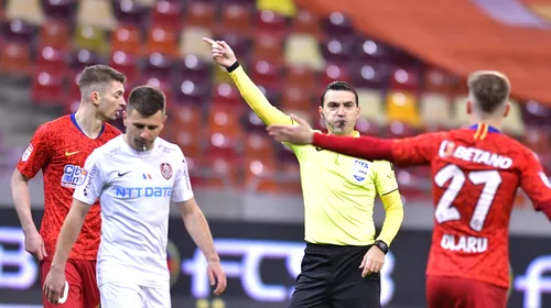 Ovidiu Hațegan, reținut de la delegări trei etape în Liga 1, va arbitra duminică derby-ul CFR Cluj – FCSB | EXCLUSIV