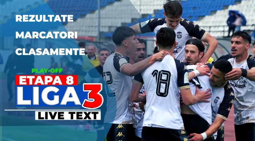 Ultima etapă din play-off-ul Ligii 3. Opt echipe luptă pentru două locuri direct promovabile sau pentru patru locuri din semifinalele barajului de accedere în Liga 2