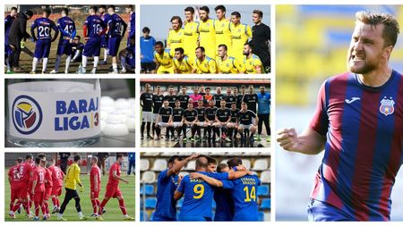 Meciurile barajului pentru promovarea în Liga 3 și stadioanele pe care se joacă. Patru județe nu au reprezentantă în minigrupe, Steaua a fost trimisă să evolueze la Modelu