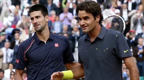 Finală de vis la Cincinnati. Novak Djokovic și Roger Federer joacă în ultimul act al turneului