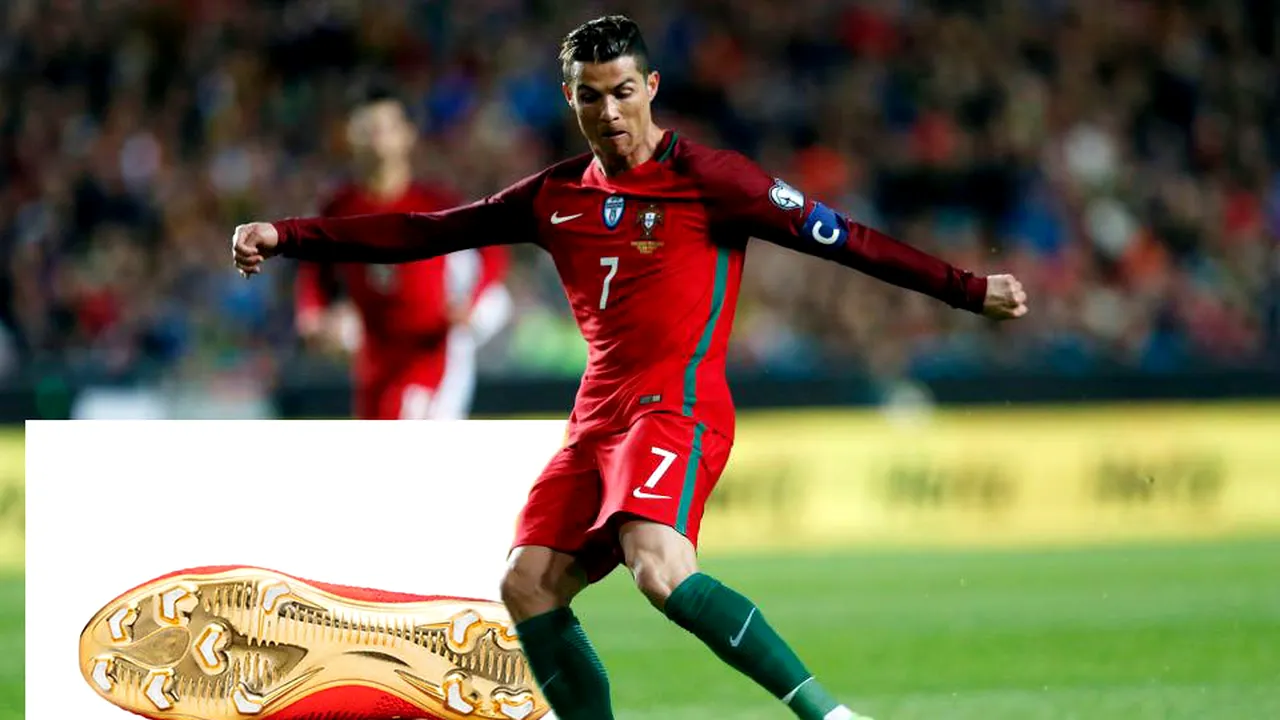 Cristiano Ronaldo atacă un nou trofeu cu o pereche senzațională de ghete ce nu vor fi puse în vânzare! SUPER FOTO | Modelul de colecție pentru starul Portugaliei