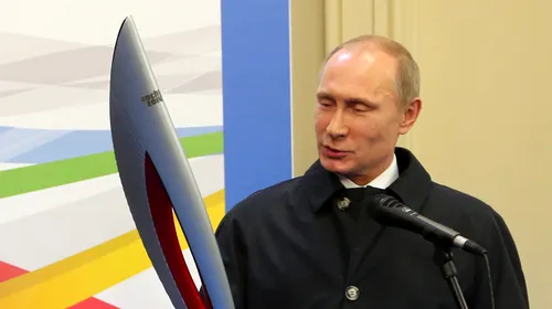 Vladimir Putin va da startul ștafetei torței olimpice, în Rusia
