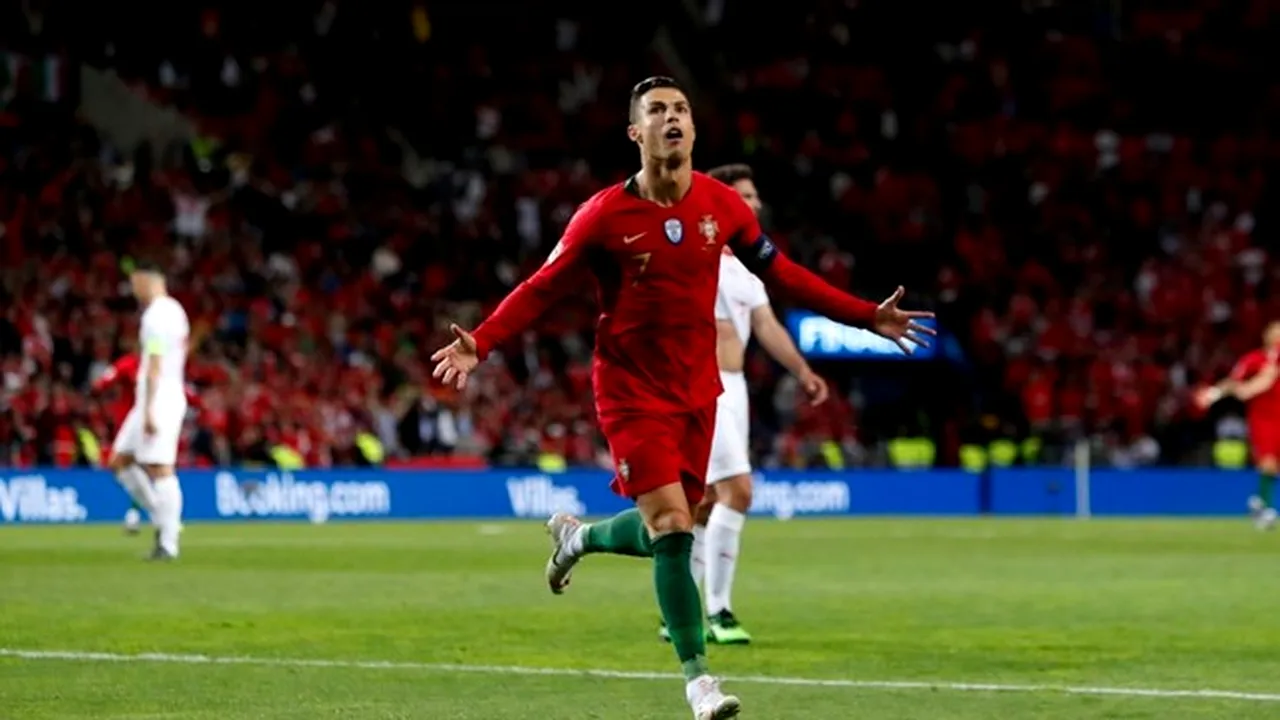 Fabulos! Cristiano Ronaldo a marcat golul cu numărul 700 din carieră. Totuși, bucuria sa a fost umbrită de înfrângerea Portugaliei