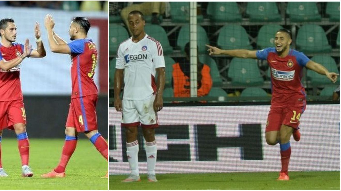 "Zizou" Hamroun duce Steaua cu un picior în turul III al Ligii Campionilor. Trencin - Steaua 0-2