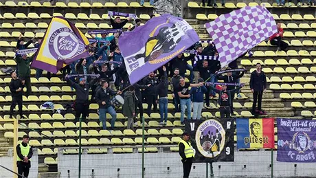 Impulsionată de gestul Politehnicii în derby-ul cu UTA, galeria FC Argeș se revoltă și se alătură cauzei 