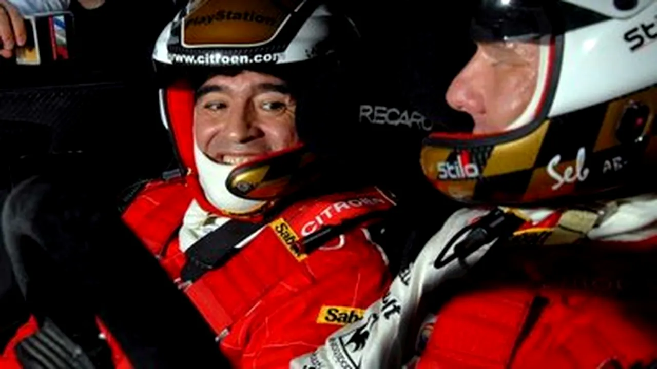Maradona, copilot pentru o zi lângă Leob