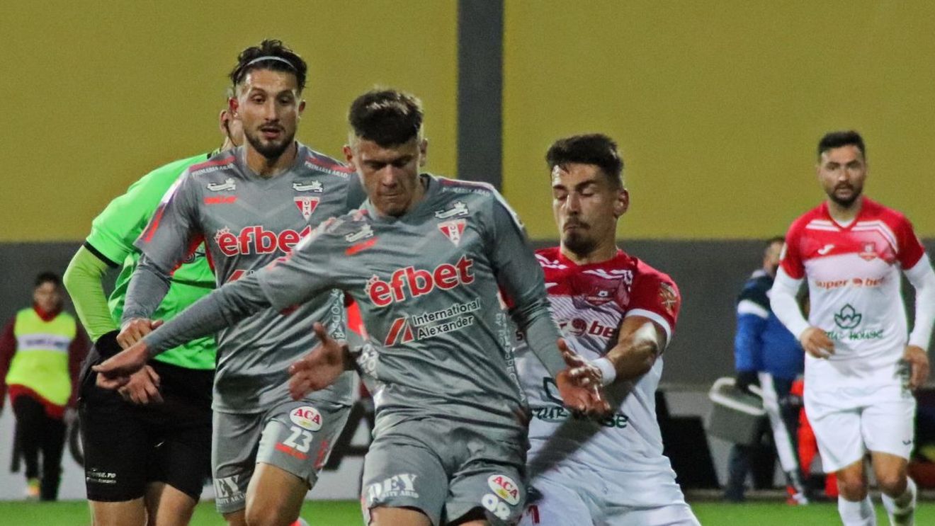 Utistul Damian Isac, integralist la debutul în Liga 1! UTA a jucat cu trei mijlocași de 19 ani contra lui Hermannstadt: „Sunt convins că vor fi din ce în ce mai buni!”