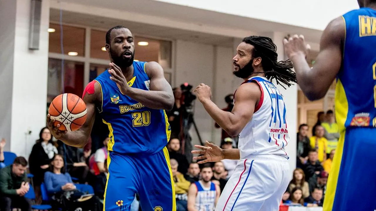 CSU Sibiu - Steaua CSM EximBank, 1-1 în semifinala Ligii Naționale de baschet masculin. Ardelenii au echilibrat duelul înaintea deplasărilor din București