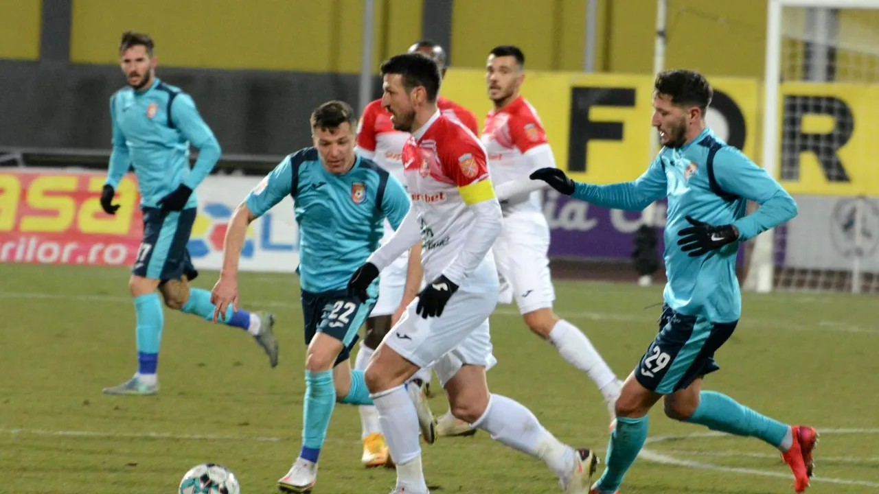 FC Hermannstadt - Chindia Târgoviște 1-1! Video Online în etapa 19. Al șaptelea meci fără victorie pentru gazde