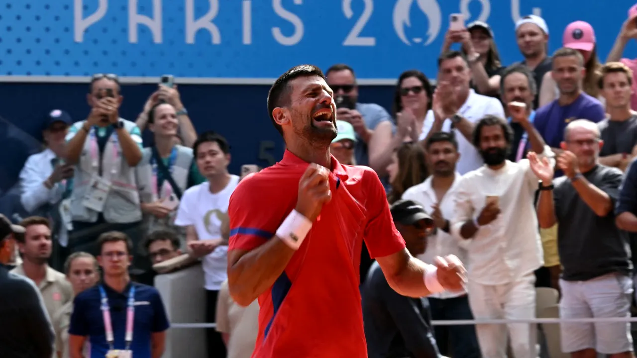 Novak Djokovic a obținut o victorie legendară și medalia de aur la Jocurile Olimpice. La final, arena de la Paris se zguduia de plânsetul sârbului